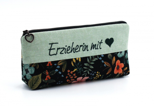 Preview: Mäppchen, Federmäppchen, Stiftemäppchen Erzieherin mit ❤